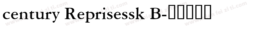 century Reprisessk B字体转换